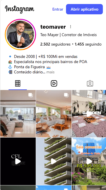 Social media mockup